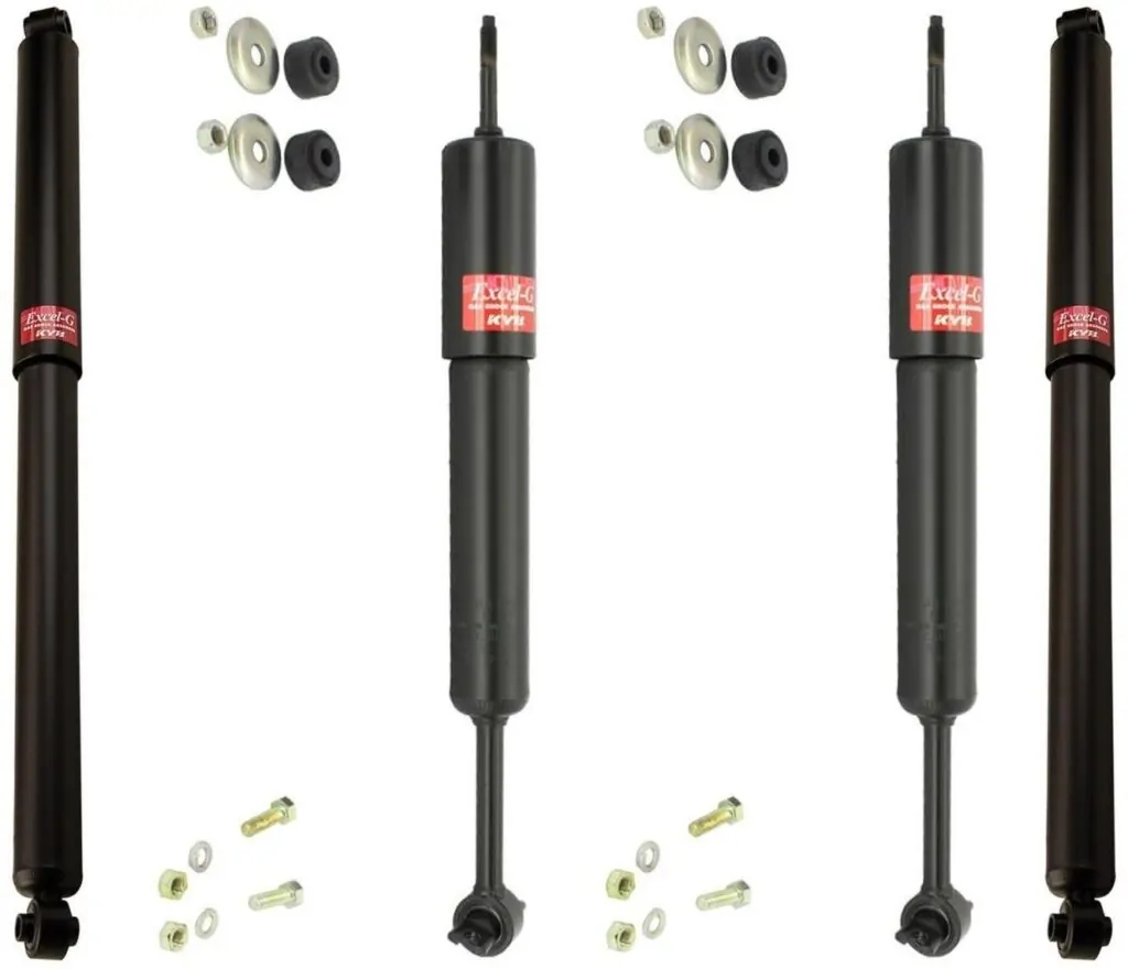 KYB Excel-G GR-2 Front Rear Shocks for 2002-07 FORD Ranger 4WD 341302 341302 344079 344079