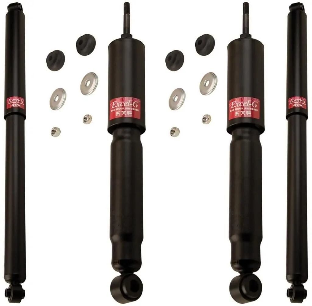 KYB Excel-G GR-2 Front Rear Shocks for 1990-96 FORD F-150 4WD Quad Shock 344076 344076 344079 344079