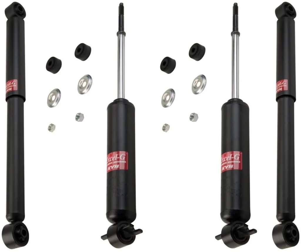 KYB Excel-G GR-2 Front Rear Shocks for 1990-95 CHEVROLET Astro Mini-Van 2WD 344081 344081 344082 344082