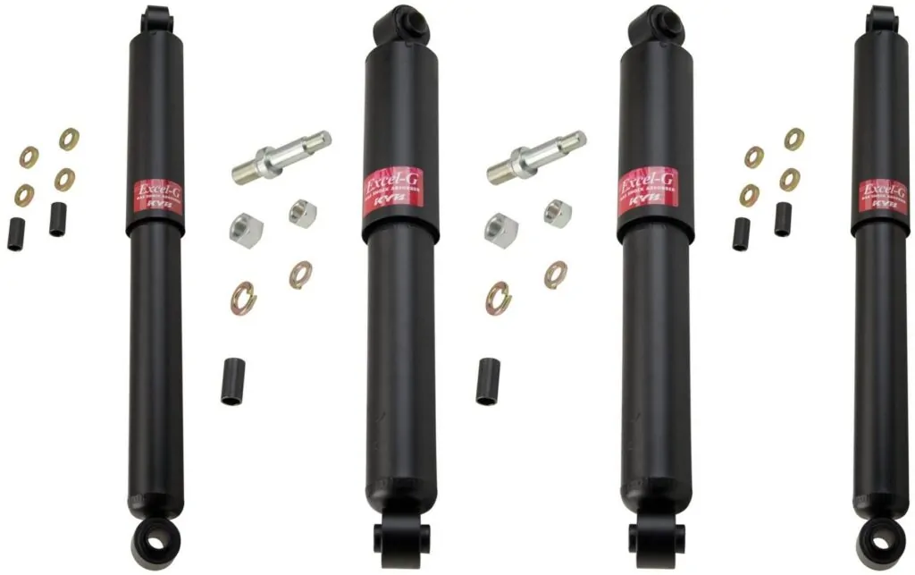 KYB Excel-G GR-2 Front Rear Shocks for 1963-66 CHEVROLET P10 344068 344068 344085 344085