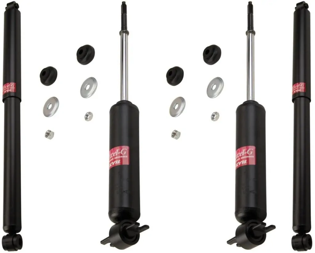 KYB Excel-G GR-2 Front Rear Shocks for 1979-93 DODGE D200 2WD Gas 344066 344066 344086 344086