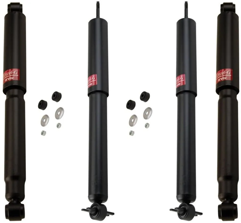 KYB Excel-G GR-2 Front Rear Shocks for 1986-92 JEEP Comanche 4WD 344088 344088 344090 344090