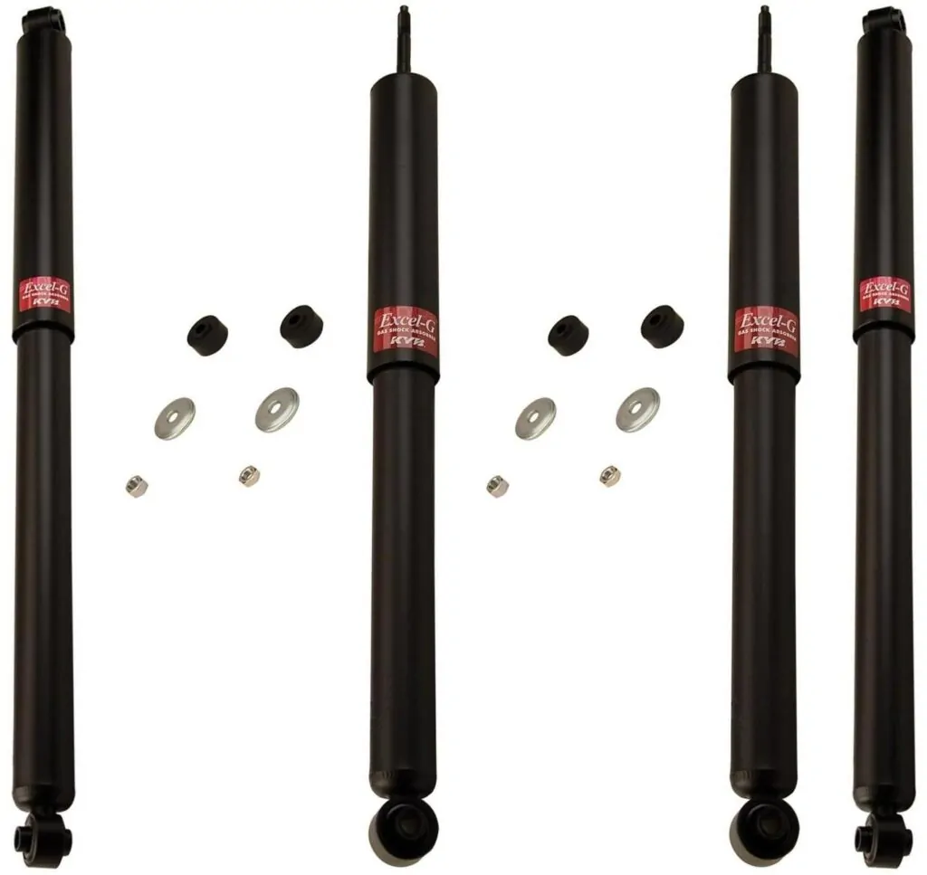 KYB Excel-G GR-2 Front Rear Shocks for 1987-95 JEEP YJ 344091 344091 344092 344092