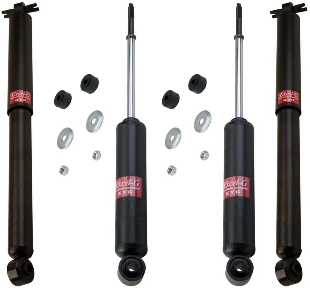 KYB Excel-G GR-2 Front Rear Shocks for 1987-96 DODGE Dakota 4WD 344093 344093 344095 344095