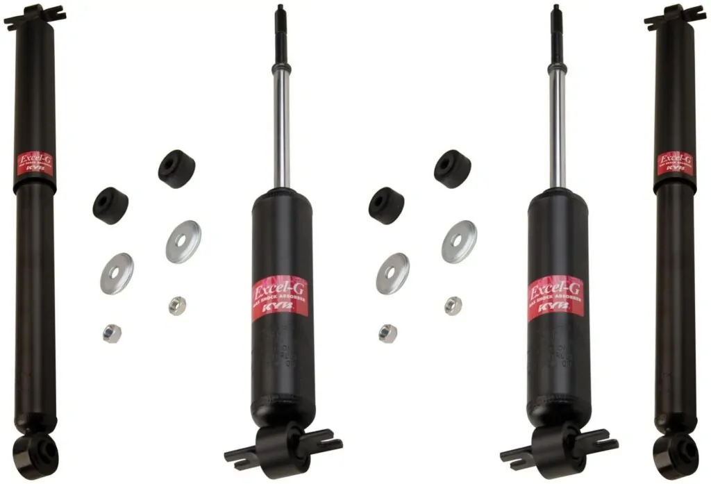 KYB Excel-G GR-2 Front Rear Shocks for 1987-96 DODGE Dakota 2WD 344094 344094 344096 344096