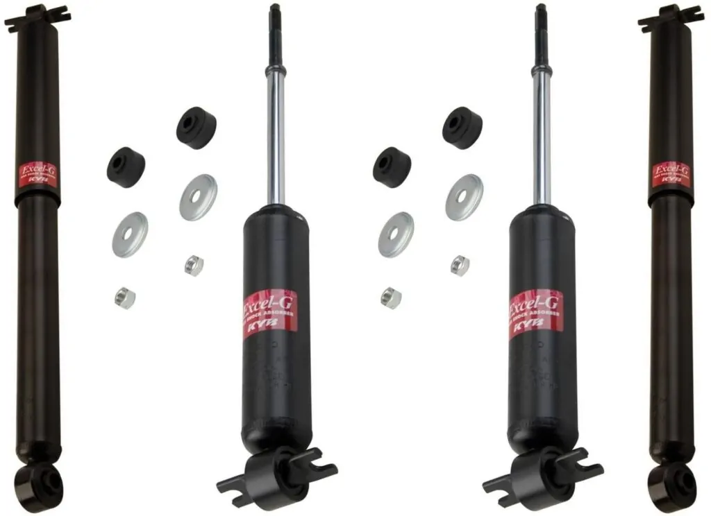 KYB Excel-G GR-2 Front Rear Shocks for 1988-00 CHEVROLET C2500 2WD 344265 344265 344263 344263