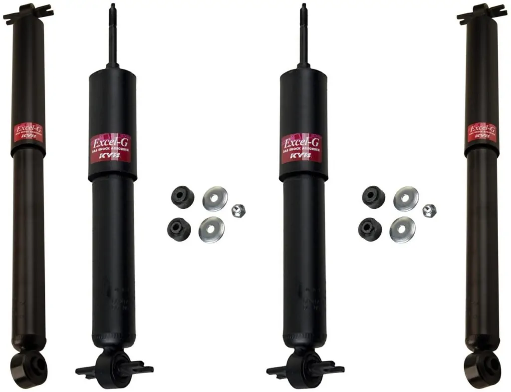 KYB Excel-G GR-2 Front Rear Shocks for 2003-07 GMC Savana 2500 344481 344481 344273 344273