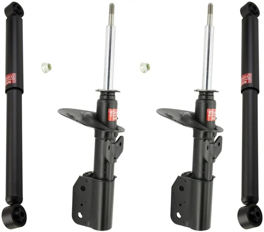 KYB Excel-G GR-2 Front Rear Shocks for 2005-08 CHEVROLET Uplander 2WD 335061 335061 344338 344338