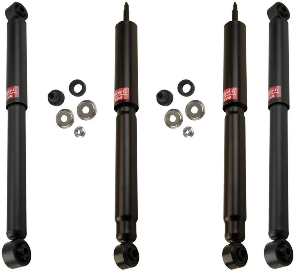 KYB Excel-G GR-2 Front Rear Shocks for 1994-01 DODGE Ram 1500 4WD 344376 344376 344365 344365