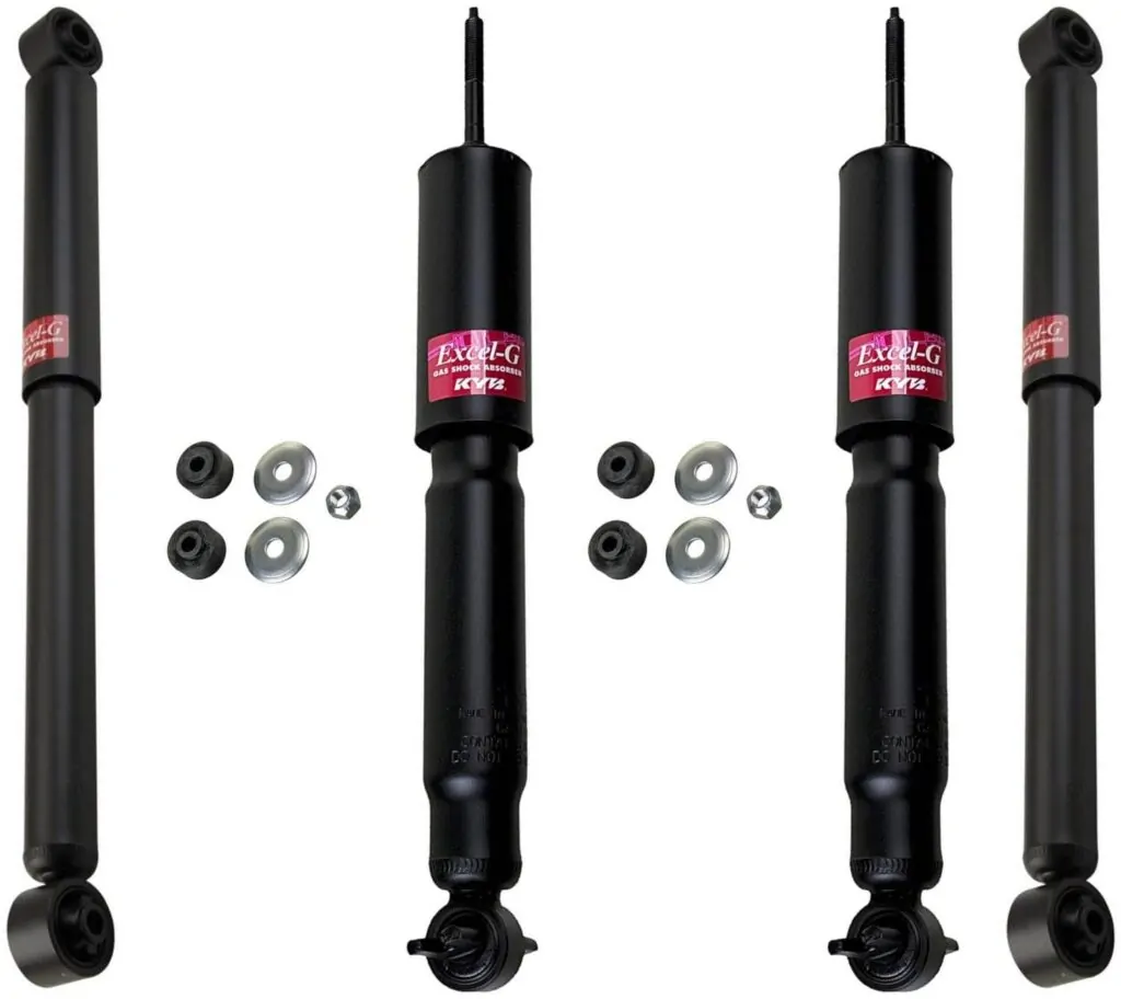 KYB Excel-G GR-2 Front Rear Shocks for 1999-06 CHEVROLET 1500 2WD 344380 344380 344365 344365