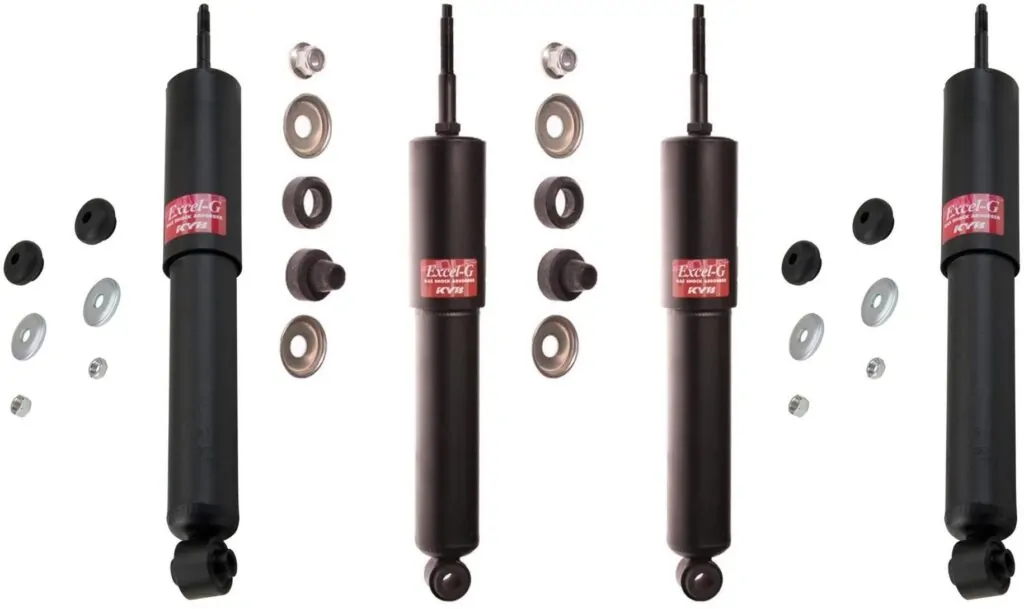 KYB Excel-G GR-2 Front Rear Shocks for 2008-10 FORD E-250 345080 345080 344371 344371