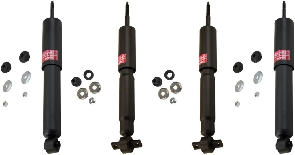 KYB Excel-G GR-2 Front Rear Shocks for 2000-03 FORD F-150 2WD Super Crew 344367 344367 344374 344374