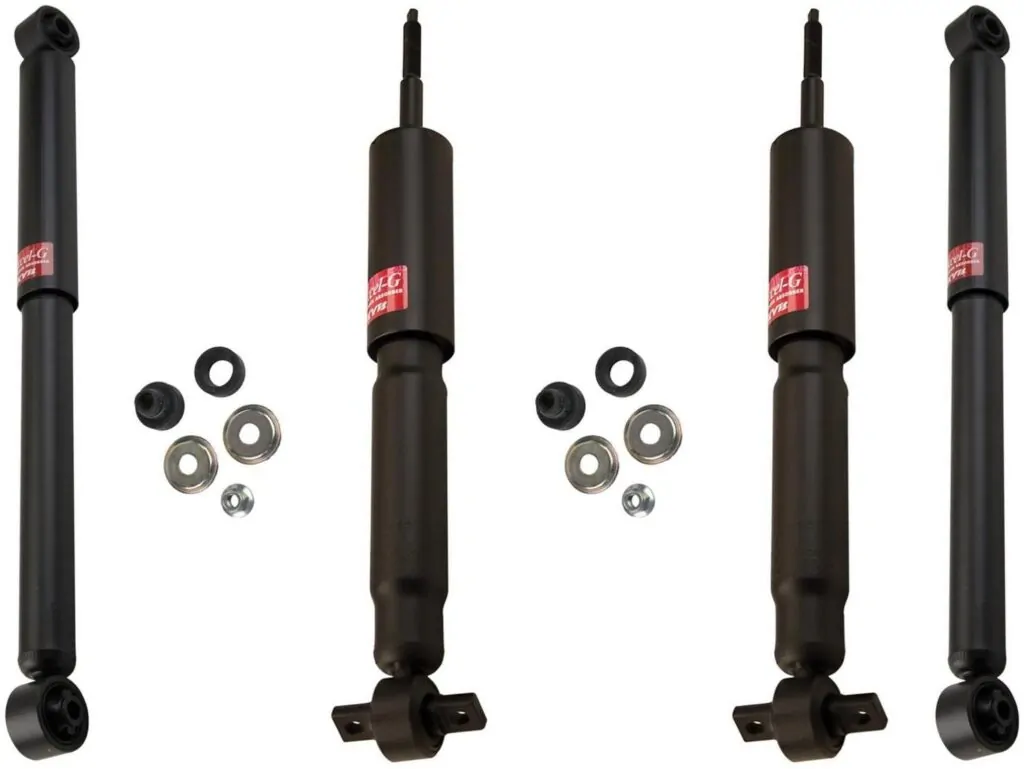 KYB Excel-G GR-2 Front Rear Shocks for 1997-02 FORD Expedition 2WD w/ Rear Air Leveling 344367 344367 344377 344377