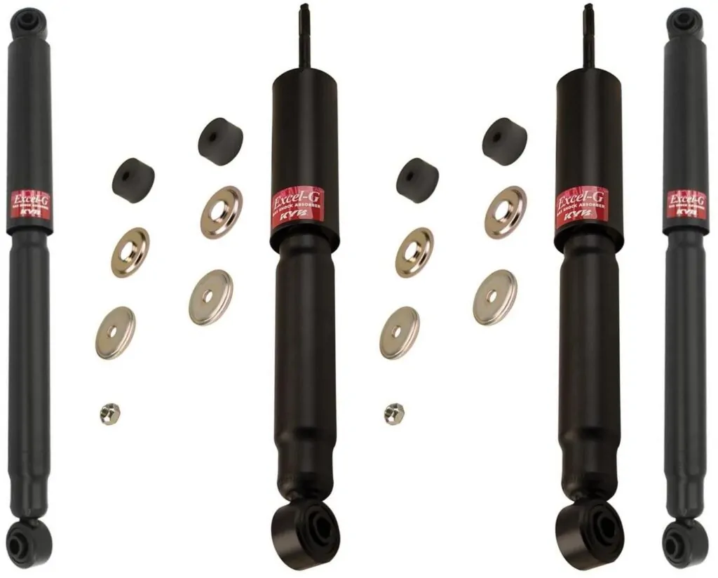 KYB Excel-G GR-2 Front Rear Shocks for 2001-07 CHEVROLET 3500 2WD 344383 344383 344384 344384