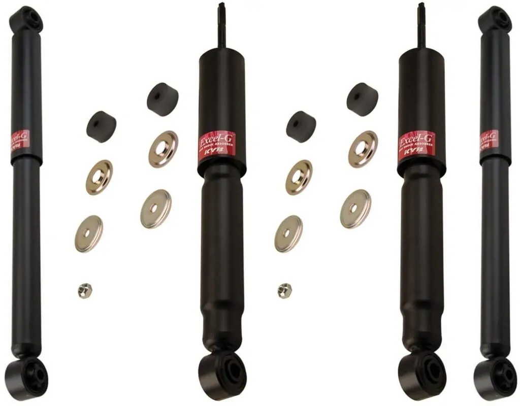 KYB Excel-G GR-2 Front Rear Shocks for 2001-03 CHEVROLET 1500HD 2WD 344383 344383 344385 344385