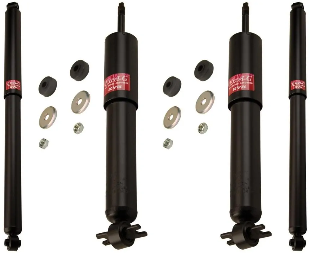 KYB Excel-G GR-2 Front Rear Shocks for 1998-00 FORD Ranger 2WD 344397 344397 344396 344396