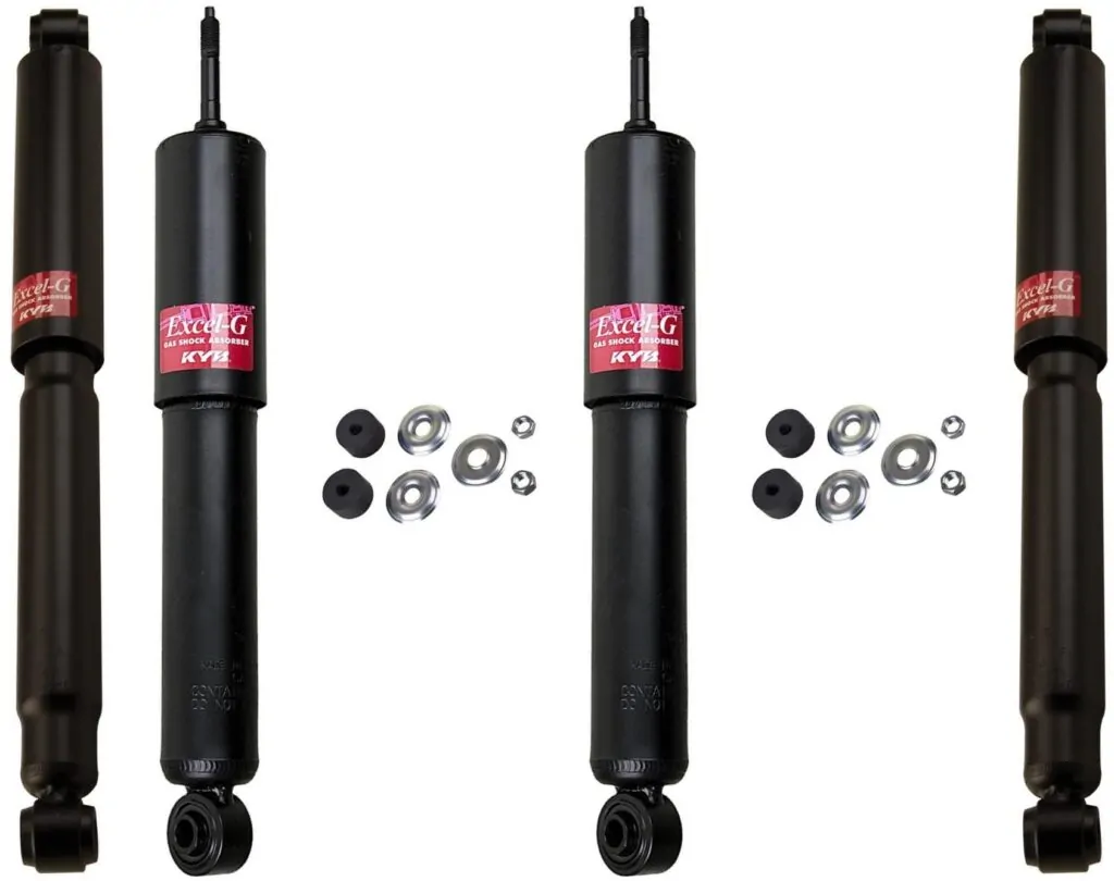 KYB Excel-G GR-2 Front Rear Shocks for 3/2003-04 NISSAN Frontier 2WD 344468 344468 344429 344429