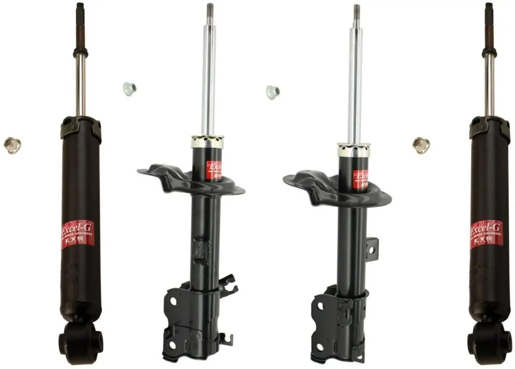 KYB Excel-G GR-2 Front Rear Shocks for 2003-07 NISSAN Murano 334380 334381 344439 344439