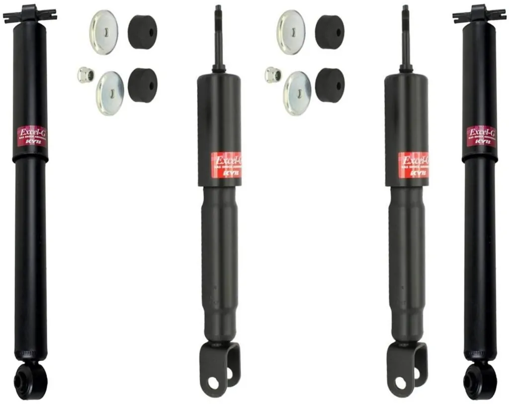 KYB Excel-G GR-2 Front Rear Shocks for 2003-10 GMC Savana 1500 AWD AWD 341343 341343 344483 344483