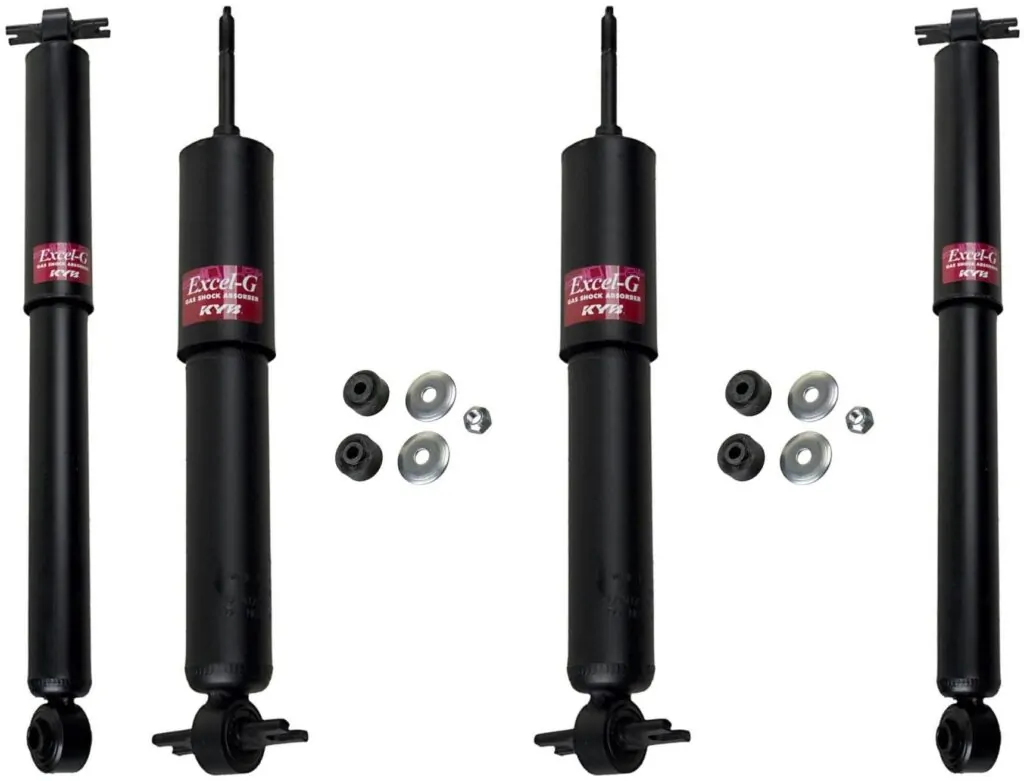 KYB Excel-G GR-2 Front Rear Shocks for 2003-10 GMC Savana 1500 2WD 2WD 344481 344481 344483 344483