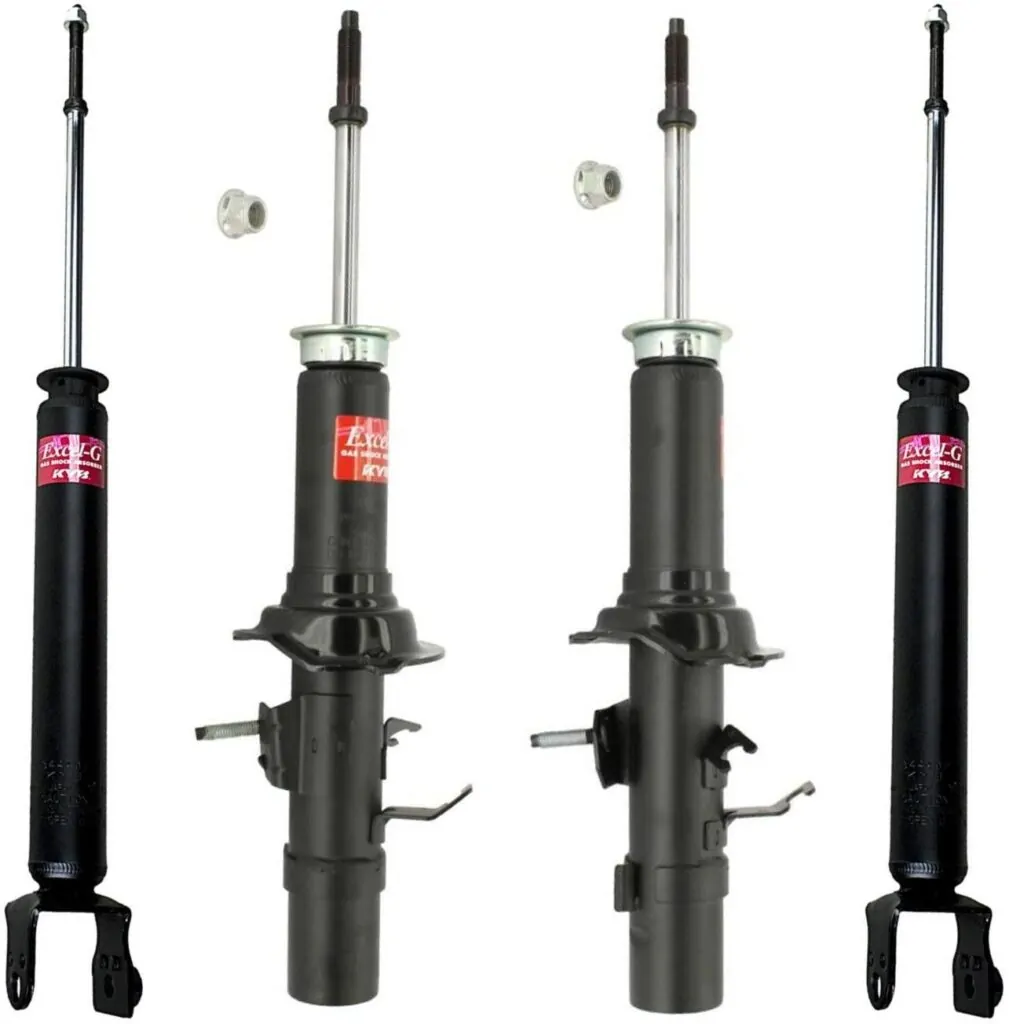 KYB Excel-G GR-2 Front Rear Shocks for 2005-06 INFINITI G35 4WD 341379 341380 344492 344492