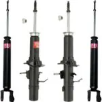 KYB Excel-G GR-2 Front Rear Shocks for 2005-06 INFINITI G35 4WD 341379 341380 344492 344492