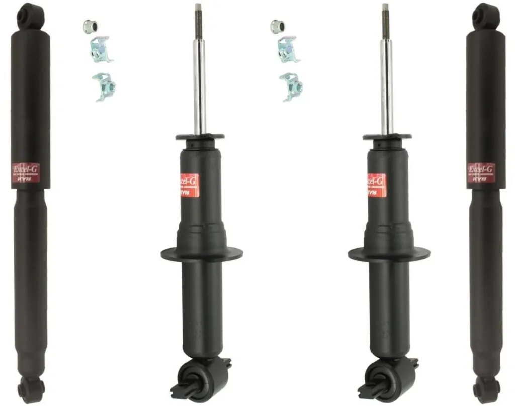 KYB Excel-G GR-2 Front Rear Shocks for 2007-09 CHEVROLET Avalanche 4WD 341493 341493 345073 345073