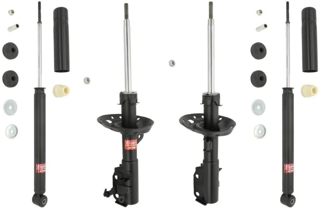 KYB Excel-G GR-2 Front Rear Shocks for 2009-10 HONDA Fit 338001 338002 348016 348016