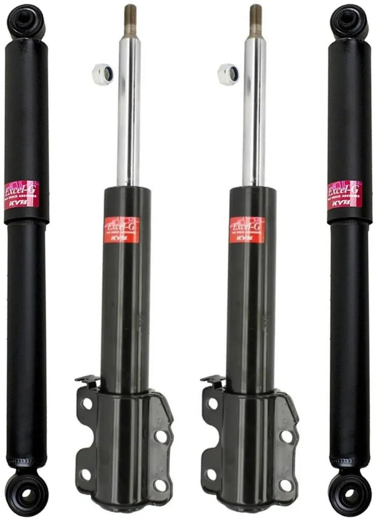 KYB Excel-G GR-2 Front Rear Shocks for 1989-95 DODGE Sprinter 3500 High Roof or Chassis Cab 335809 335809 349001 349001