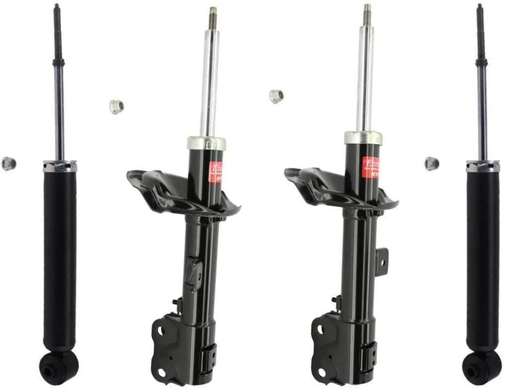 KYB Excel-G GR-2 Front Rear Shocks for 2009-10 MITSUBISHI Outlander SE with 3rd row 339080 339081 349040 349040