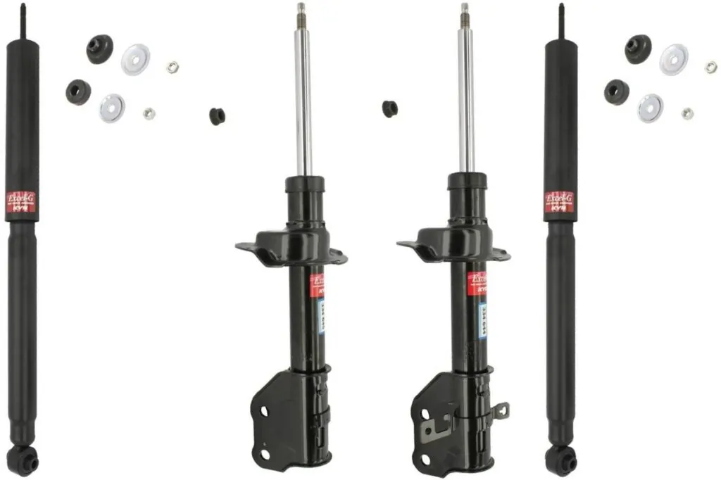 KYB Excel-G GR-2 Front Rear Shocks for 2007-09 LINCOLN MKX 334644 334645 349068 349068