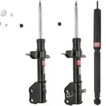 KYB Excel-G GR-2 Front Rear Shocks for 2007-09 LINCOLN MKX 334644 334645 349068 349068