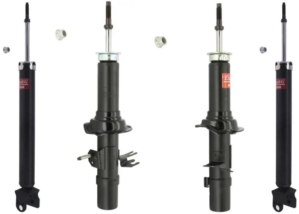 KYB Excel-G GR-2 Front Rear Shocks for 2009-10 INFINITI G37 4WD Sedan 340010 340011 349089 349089