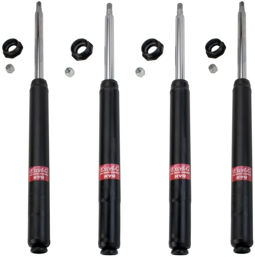 KYB Excel-G GR-2 Front Rear Shocks for 1990-92 LEXUS ES250 Cartridges 365061 365061 365062 365062