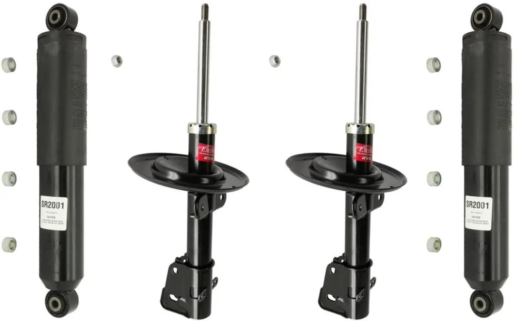 KYB Excel-G GR-2 Front Rear Shocks for 1996-00 DODGE Caravan Nivomat Suspension 334188 334188 SR2001 SR2001