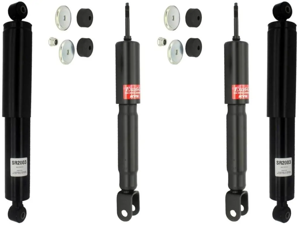 KYB Excel-G GR-2 Front Rear Shocks for 2001-06 CHEVROLET Tahoe 2WD ZW7 341343 341343 SR2003 SR2003