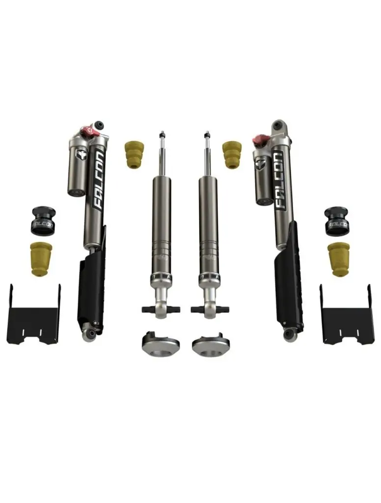 Falcon 2.25" Lift Sport Tow/Haul Shock Leveling System for 2015-2023 Ford F-150. - 05-04-32-400-002