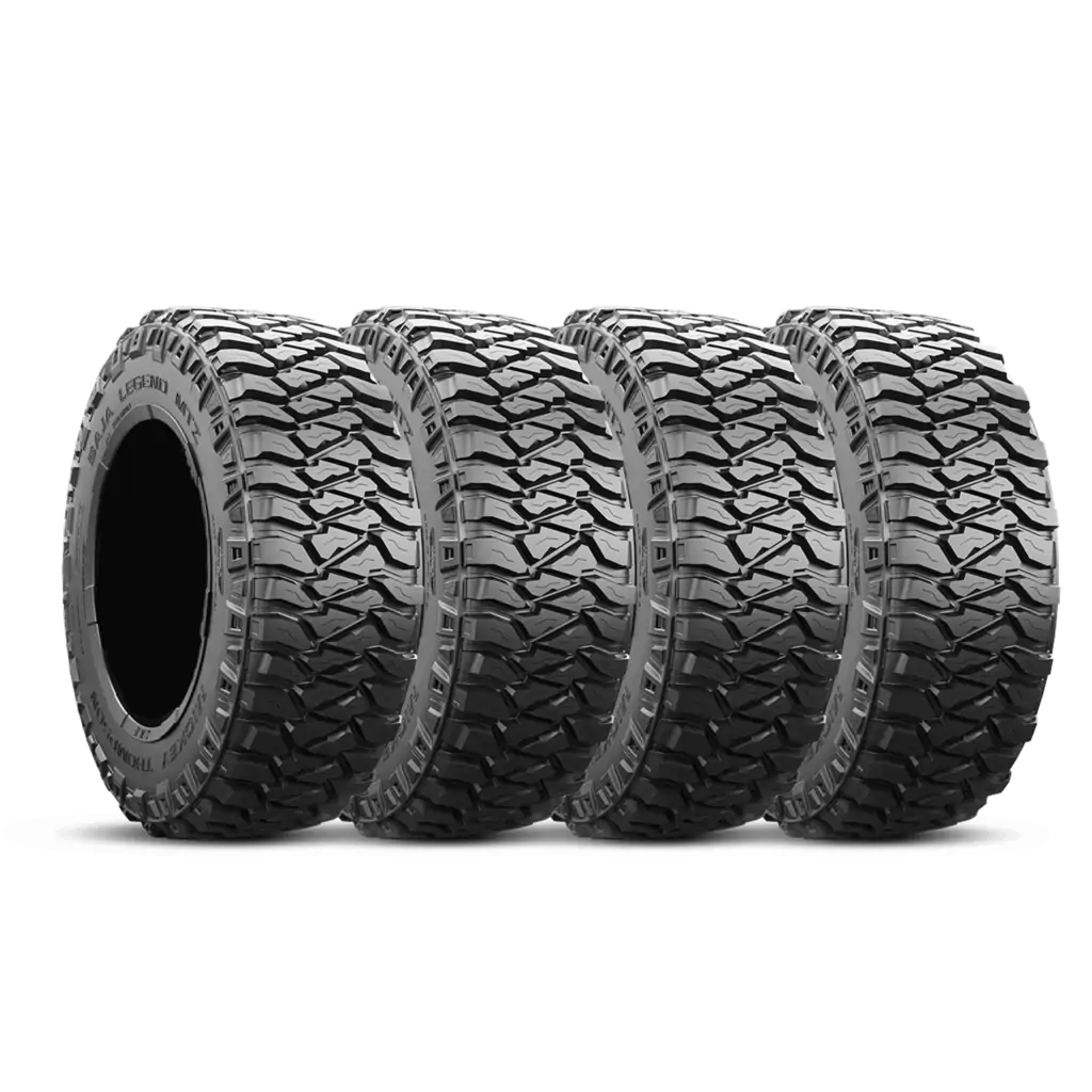 Mickey Thompson Baja Legend MTZ 20.0 Inch 38X15.50R20LT Black Sidewall Light Truck Radial Tires - 247958