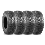 Mickey Thompson Baja Boss X 17.0 Inch 37X12.50R17LT Black Sidewall Racing Radial Tires - 250091