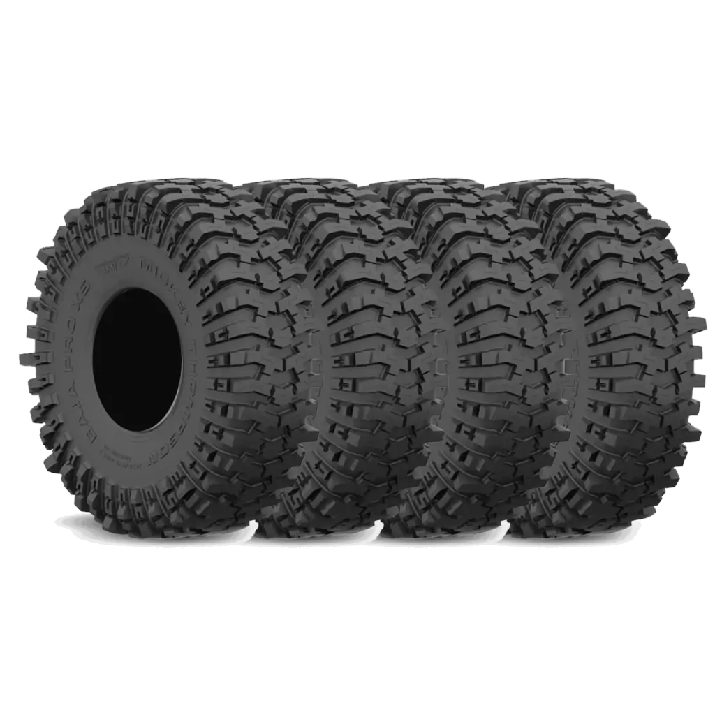 Mickey Thompson Baja Pro XS 17.0 Inch 38X13.50-17LT Black Sidewall Light Truck Bias Tires - 250095