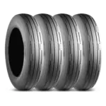 Mickey Thompson ET Street Front 17.0 Inch 27X6.00R17LT Black Sidewall Racing Bias Tires - 250735