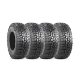 Mickey Thompson ET Front 17.0 Inch 27.5/4.0-17 Painted White Letter Racing Bias Tires - 250922