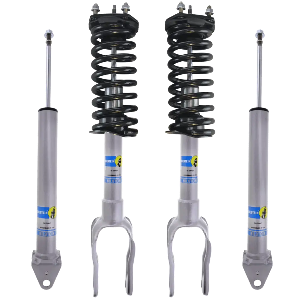 Bilstein 5100 0.4-1.75" Front Lift Assembled Coilovers with OE Coils and Rear Shocks for 2011-2015 Jeep Grand Cherokee WK2