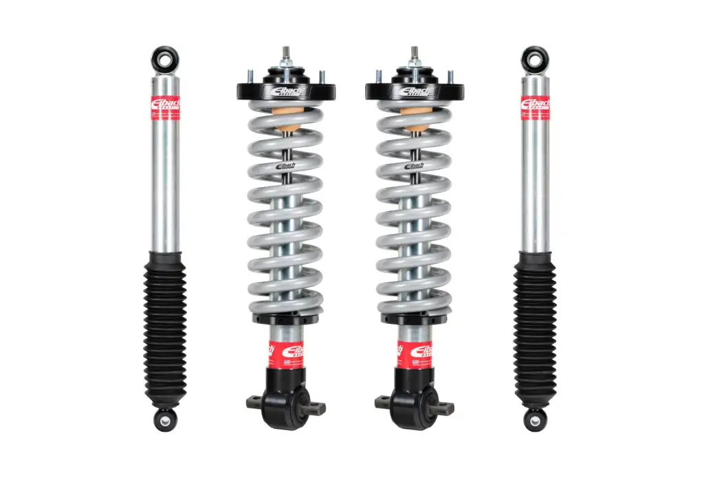 Eibach Stage 2 PRO-TRUCK-LIFT 0-2.9 Front Lift Coilovers with 0-1.5 Rear Lift Shocks for 2022-2025 GMC Sierra 1500