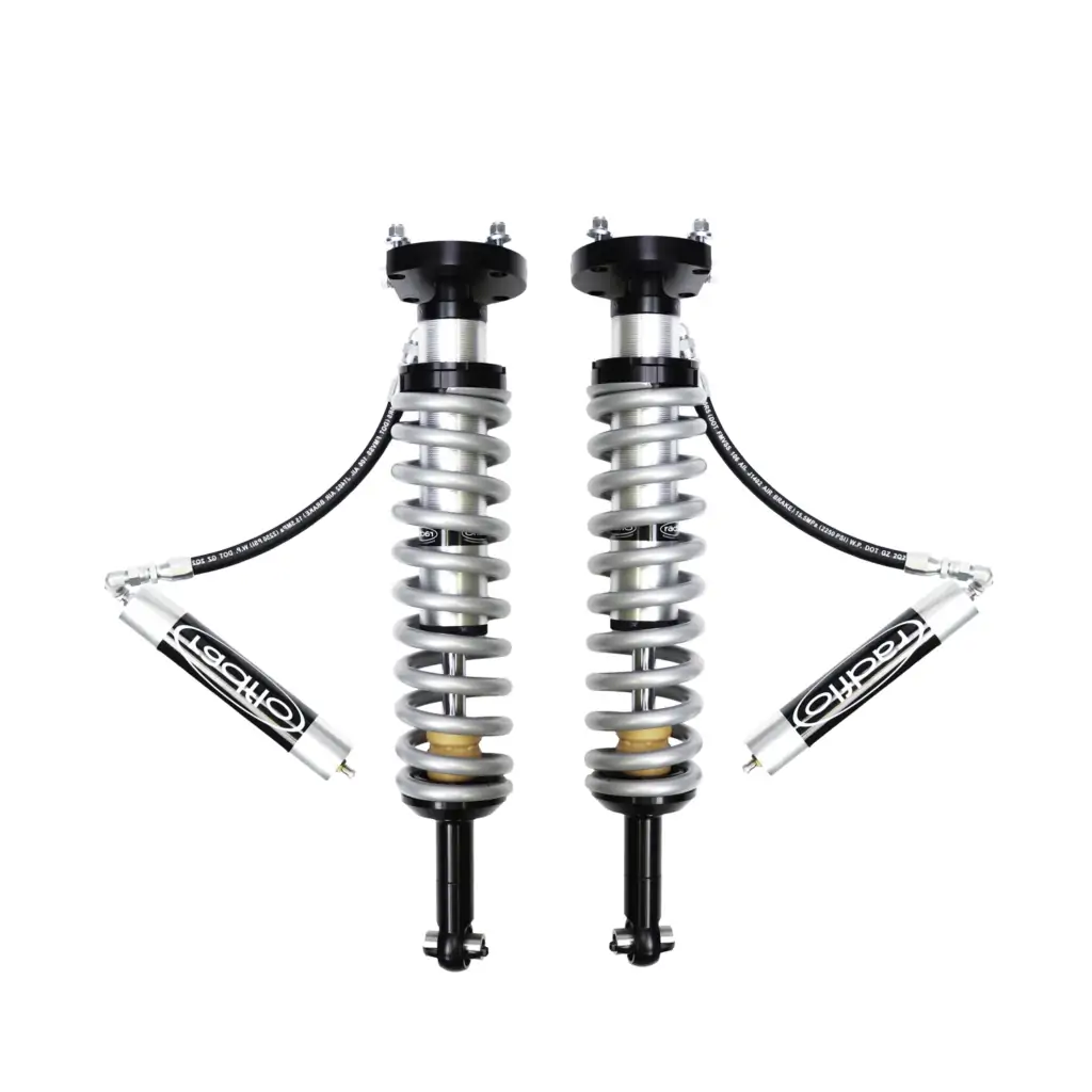 Radflo 2.5 Front Lift OE Replacement Coilovers with Remote Reservoir for 2024-2025 Toyota Tacoma