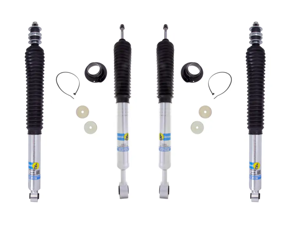 Bilstein B8 5100 (Ride Height Adjustable) 0-2.3 Front and 0-1 Rear Lift Shocks for 2022-2024 Toyota Tundra