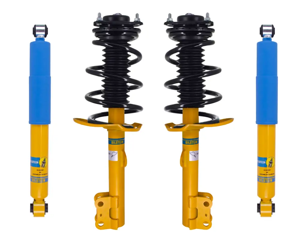 Bilstein Front B6 Performance Front Assembled Coilovers and B6 4600 Rear Shocks for 2014-2019 Toyota Highlander