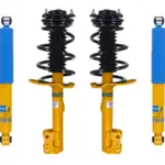 Bilstein Front B6 Performance Front Assembled Coilovers and B6 4600 Rear Shocks for 2014-2019 Toyota Highlander