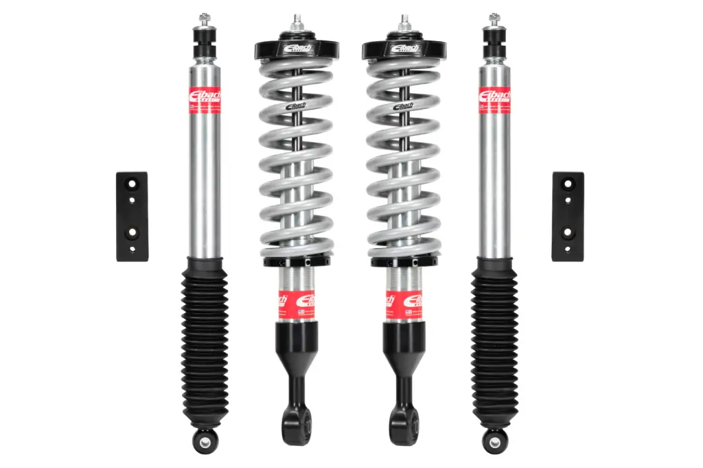 Eibach Stage 2 PRO-TRUCK-LIFT 0-2.5 Front Assembled Coilovers and 0-1.5 Rear Lift Shocks for 2016-2023 Toyota Tacoma