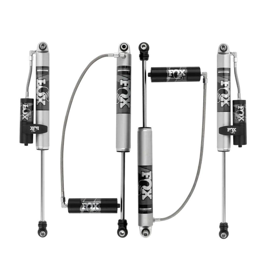 Fox Perf Series 2.0 Smooth Body Reservoir 4.5-6 Front and Rear Lift Shocks for 2020-2023 Jeep Gladiator JT 2WD-4WD